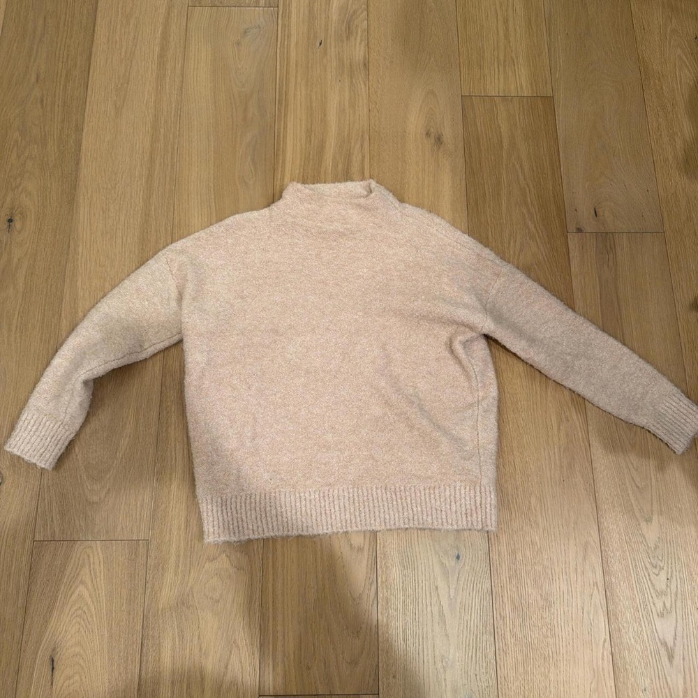 Joie Light Beige Cowl Neck Sweater